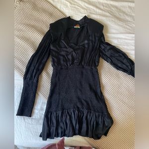 FARM Rio Black mini dress